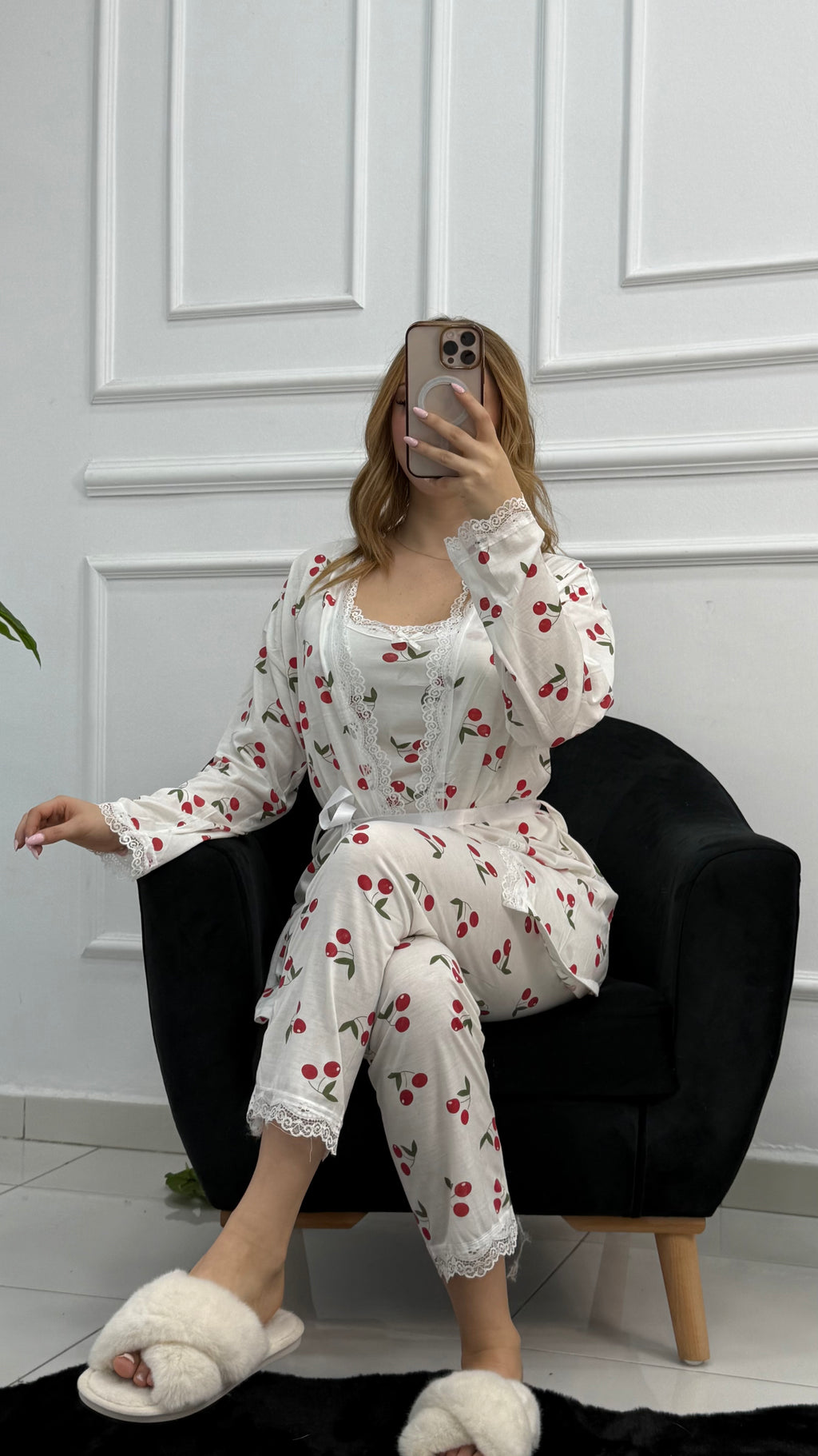 Pyjama 3 pieces Sweet Cerises