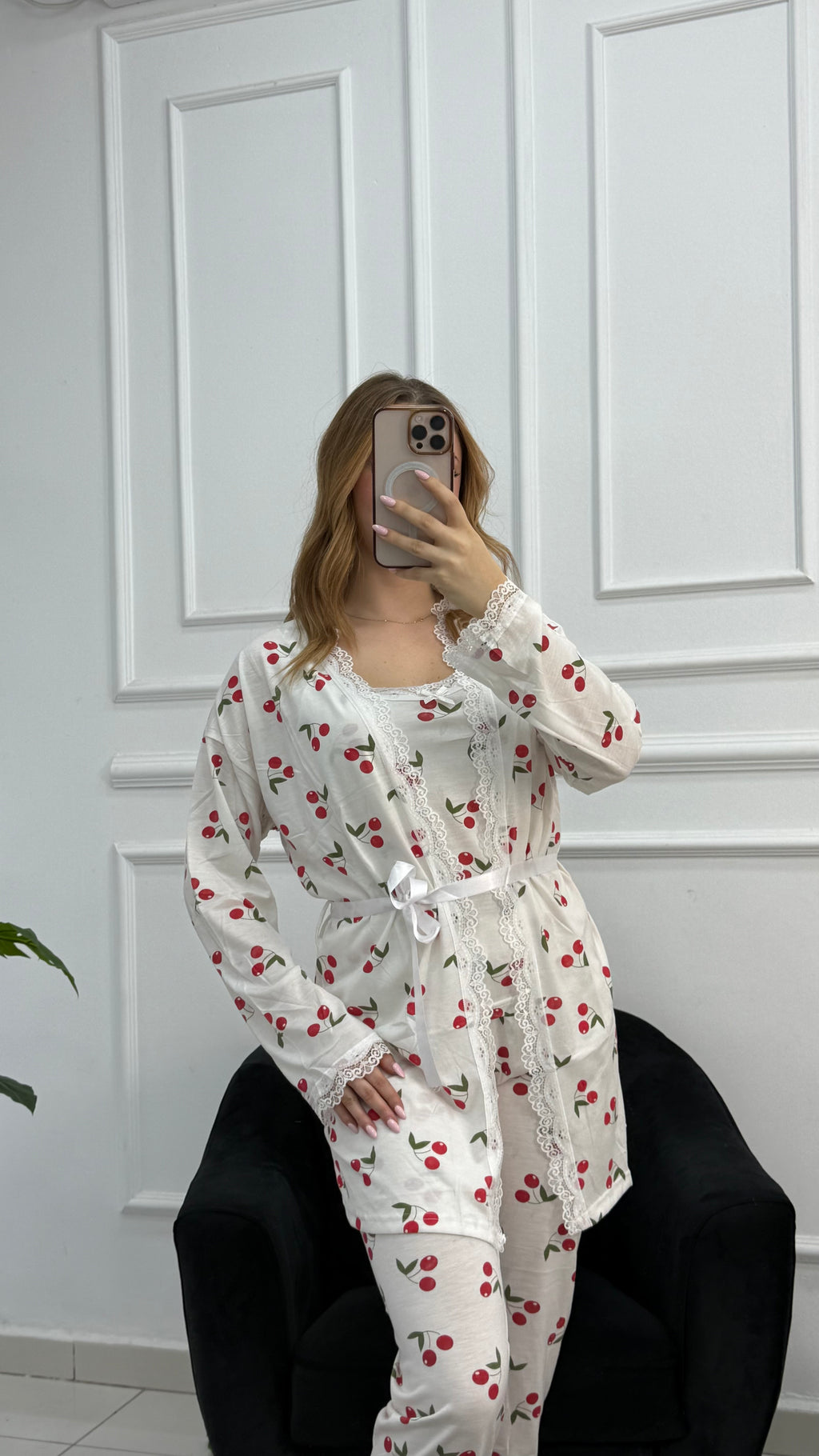 Pyjama 3 pieces Sweet Cerises
