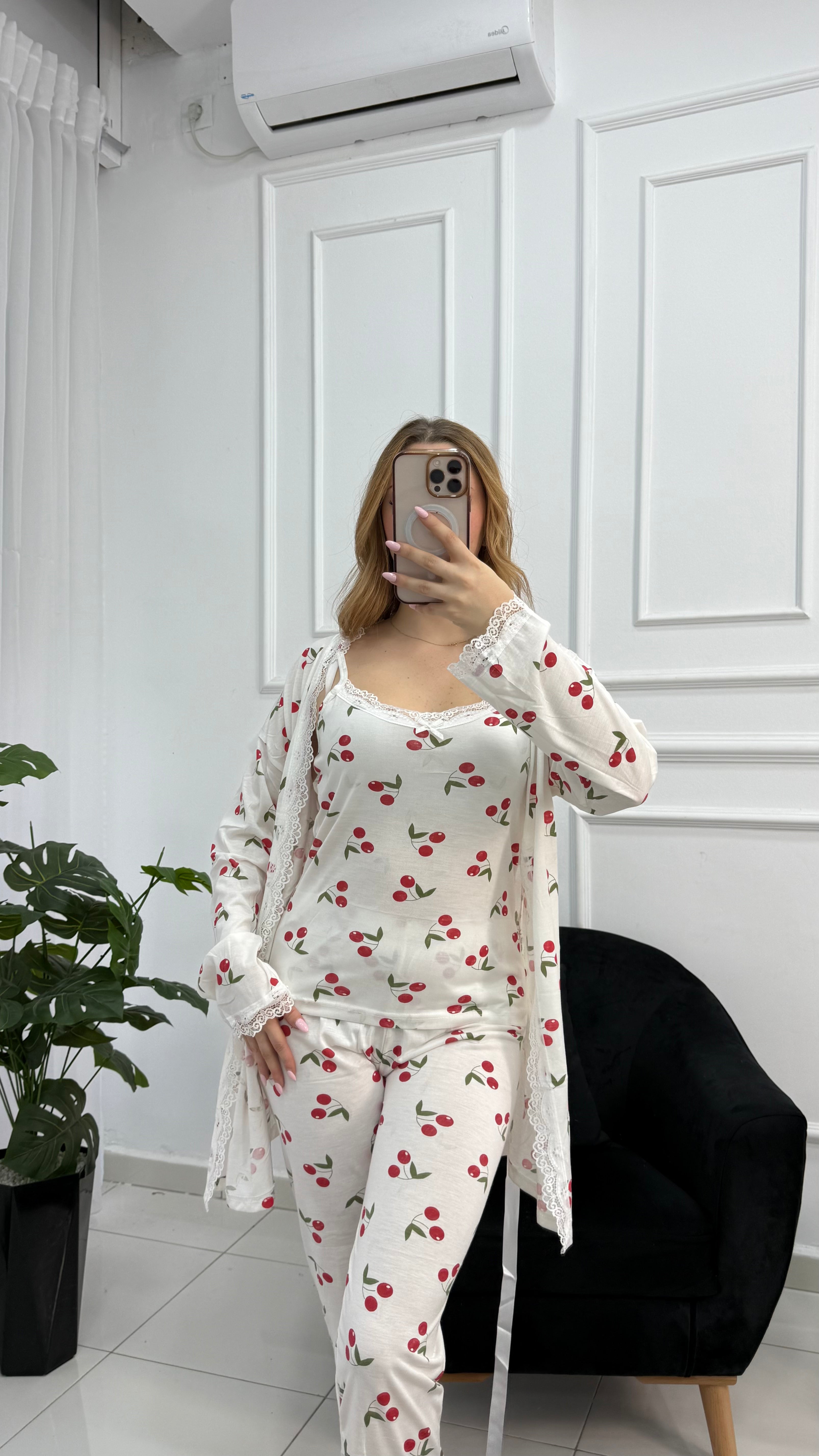 Pyjama 3 pieces Sweet Cerises