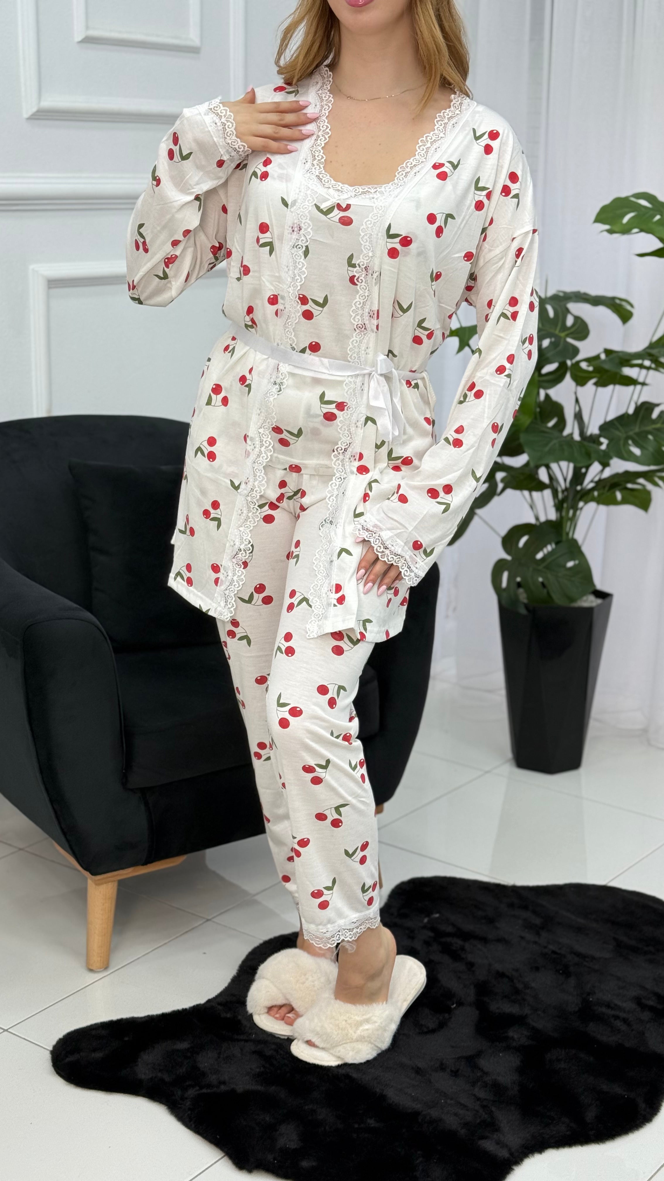 Pyjama 3 pieces Sweet Cerises